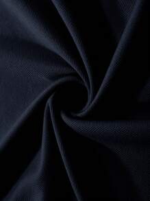 Manfinity Homme Conjunto de sudadera de cuello redondo de manga larga y pantalones deportivos de unicolor para hombre, para el otoño - azul real - Ver 3