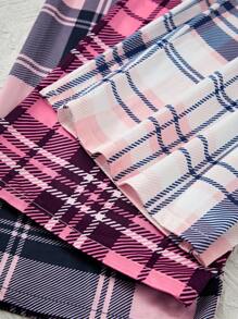 SHEIN Bộ 3 quần dài kẻ sọc hồng nhạt phong cách thường ngày dành cho nữ, quần áo thu đông - Nhiều màu - Xem 3