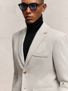 AKNOTIC Formal Set di cardigan oversize a maglia con spalle lasciate cadere, adatto per autunno/inverno, per uomo