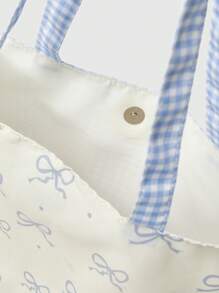 ROMWE Kawaii Túi Tote Đeo Vai In Nơ Thường Ngày Cho Nữ - Nhiều màu - Xem 3