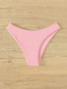 Swim Mod Summer Beach Plain Bikini Bottom