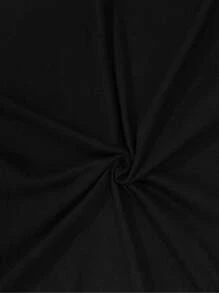 RueChic Cotton Men Letter And Plaid Printed Regular Longsleeve Homewear Set - Black - View 5