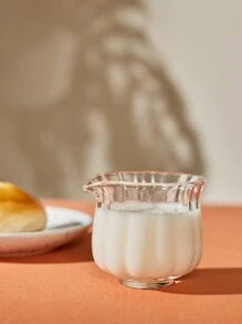 Cirelle 1 buah Cangkir Teh Kecil Lotus dari Pyrex Borosilikat Berkualitas Tinggi, Dispenser Teh Kecil Motif Bunga Roh Jepang, Set Teh Perjalanan, Dekorasi Meja Tea Sea, Rama, Perlengkapan Pernikahan, Penggunaan untuk Teh Sore - Putih - View 1