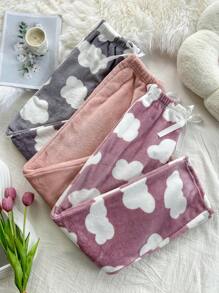 3件套女士毛绒云朵蓬松下装，秋冬季，秋冬服装