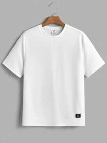 SHEIN Leap Crew 3 件套青少年男孩休闲宽松圆领短袖 T 恤，带图案装饰，适合通勤、上学、休闲、运动，适合春夏季