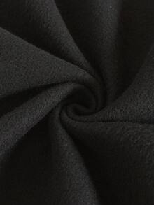 Manfinity LEGND Bộ 2 áo hoodie dài tay in chữ mùa thu dành cho nam và quần nỉ, bộ đồ thể thao thường ngày - màu đen - Xem 4