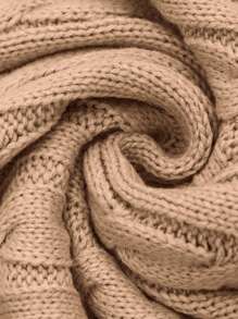 EMERY ROSE Plus Size Women Solid Color Knitted V-Neck Button Bodycon Elegant Work/Formal Mini Sweater Dress, Autumn/Winter Fall Cloth For Women