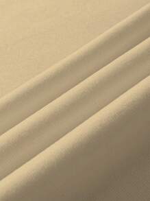 SHEIN CURVE+ Plus Size Women's Gingerbread Man OH.SNAP! Pattern Printed Sweatshirt,Fall/Winter Pullover - Apricot - View 4