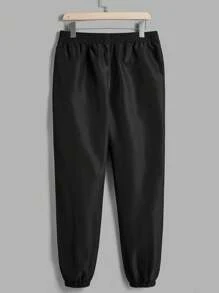 Manfinity VCAY 2 Pieces Men's Woven Slim Fit Drop Shoulder Contrast Color Splicing Long Sleeve Shirt Set, Suitable For Everyday Wear - Multicolor - View 5