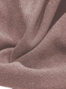 DAZY 女士高领纯色修身长袖保暖T恤，冬季款 - 粉色 - 查看 6