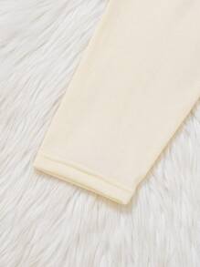 SHEIN Men's Round Neck Long Sleeve Printed Casual Pullover - Apricot - View 8