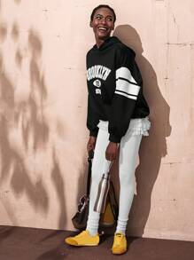 VARSITIE 甜美蕾丝多层荷叶边蛋糕裙二合一女士长裤 - 白色 - 查看 5