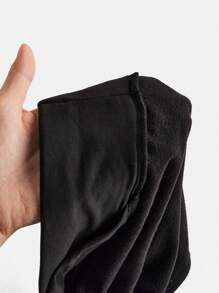 SHEIN Tween Girls' 3-Piece Set Black Solid Slim Fit Leggings Minimalist And Comfortable - Black - View 8