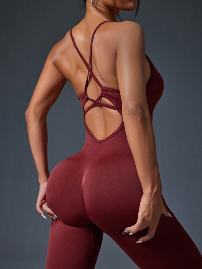 Slayoga Mono sin mangas con leggings deportivos, prenda minimalista de moda para uso casual diario para Año Nuevo Chino