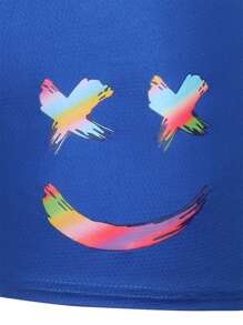 5 条装青少年透气速干三角裤带开口 - 彩色 - 查看 5