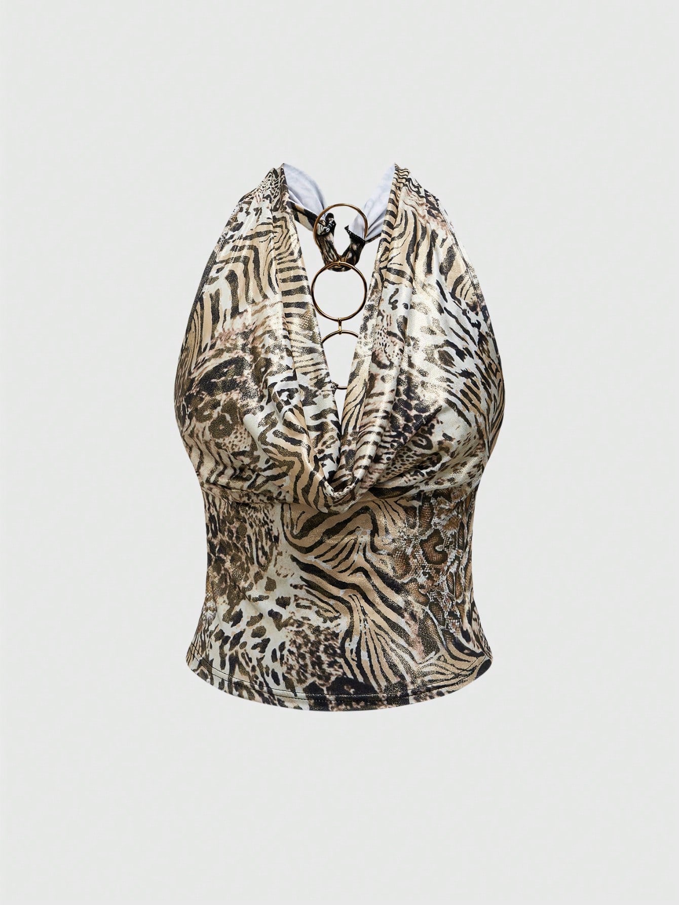 Is That The New J-Fashion Y2K Gyaru Draped Neck Open Back