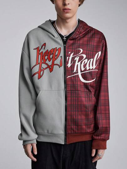 Street Life 1 pièce sweat-shirt à capuche zippé de style anime pour homme, convenant pour le printemps et l'été