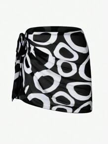 Swim Oasis 3pcs Plus Size Printed Bikini Swimwear Set, Multiple Colors Summer - Multicolor - View 15