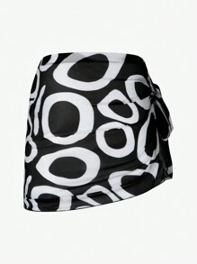 Swim Oasis 3pcs Plus Size Printed Bikini Swimwear Set, Multiple Colors Summer - Multicolor - View 12