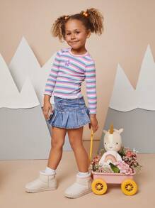 Mini mi Bestseller Kid's Beige Ankle Boots With Braided Collar – Cozy, Warm, And Stylish For Winter - Beige - View 3