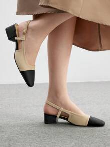 CUCCOO BIZCHIC Women's Retro Chunky Heel Strap Sandals - Multicolor - View 3