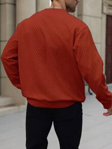 Manfinity Homme 男士纯色休闲运动衫，适合秋冬季