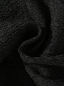 SHEIN Baby Girl Cute Solid Textured Sleeveless Top & Elastic Waist Wide Leg Pants Set, Summer