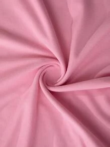 Manfinity EMRG 男士圆领短袖印花休闲上衣，日常穿着 - 粉色 - 查看 3