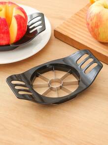 1 件装苹果切刀 8 片，8 刀片苹果切片机和去核器，带不锈钢刀片的苹果去核器工具，超锋利水果切刀水果切片机，黑色圣诞节节日礼物 - 黑色 - 查看 4