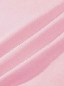 INAWLY 女士圣诞树标语印花圆领套头卫衣，秋季款 - 粉色 - 查看 3