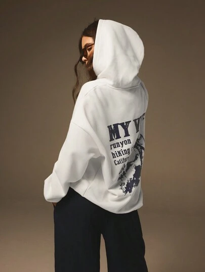 Athîral Women's Casual Solid Color Hoodie Sweatshirt, Simple And Fashionable For Everyday Wear In Fall/Winter