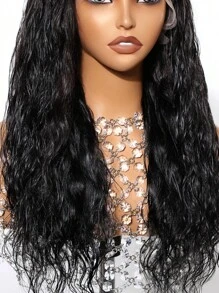 Tóc giả ren phía trước Body Wave 13x4 làm từ tóc thật cho phụ nữ Tóc giả ren phía trước trong suốt có mật độ 180% Tóc thật được nhổ sẵn với tóc con Tóc giả bằng tóc thật nguyên chất Màu đen tự nhiên cho phụ nữ - SNatural - Xem 10