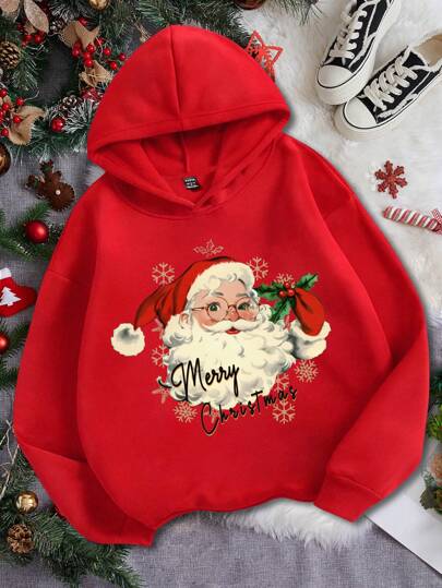 売れ筋商品|||エルエーポップアート カットソー トップス レディース Women's Santa's Reindeer Word Art Hooded Sweatshirt Purple エルエーポップアート レディース パーカー・スウェットシャツ