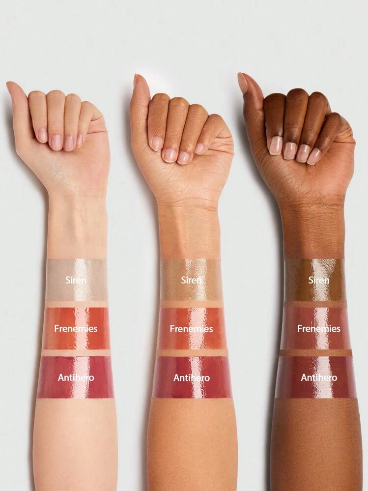 Harley Quinn X SHEGLAM Villainous Misfits Lip Jam Conjunto 3 PeçAs Brilho Labial Hidratante Antiaderente Cuidados Labiais Hidratante Lip Honey Lip Combo Marca Beleza Maquiagem Maquiagens CosméTico Para Mulheres E Garotas Perfeito Para Outono E Inverno Ideal Para Y2K Moda Elegante Adequado Para AniversáRio Dia Das MãEs Carnaval Prenda Festa De Pronto Melhor Cor - Multicolorido - Visão 7
