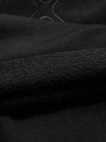 DAZY Men's Solid Color Pocket Straight Loose Casual Pants, Versatile Men Joggers - Black - View 9