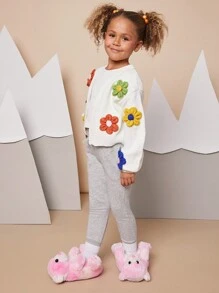 Mini mi Cartoon Slippers, Cute Indoor Outdoor Plush Animal Shoes