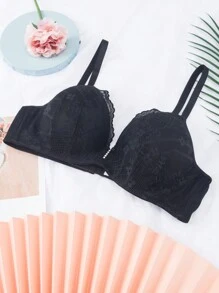 Thin Underwire Sexy Lace Seamless Padded Push-Up Comfortable Bra