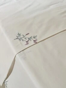 [100% Baumwolle] 2/3-teiliges Bettwäsche-Set mit Blume Muster, Knopfverschluss und Eckbändern, weich, hautsympathisch und atmungsaktiv, leicht und glatt, geeignet für alle Jahreszeiten, Bettwäsche-Set, weicher, komfortabler Bettbezug, für alle Bettgrößen, 1 Stück Bettbezug und 1 Stück/2 Kissenbezüge, Rama Bettzeitkomfort
