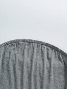 Lunelith SHEIN Lunessa Top camiseta minimalista para mujer, uso casual de todos los días