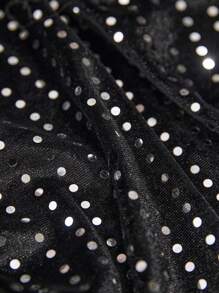SHEIN Lady Elegante y estilosa chaqueta corta con volantes para mujer