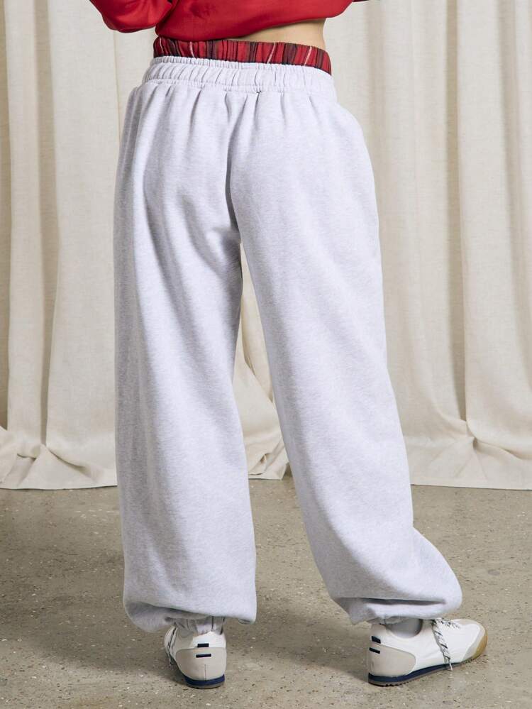 Cozy Oversized Jogger Sweatpants With Pockets