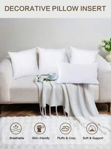 1pc Flower-Cut Pillow Cover, Romantic French Style Clipped Pillowcase Without Filler, Chic Romantic Decorative Throw Pillow Cover, Available For Casual Home Decor, Indoor Sofa, Bedroom, Dorm Room Use, Bedding, All Season