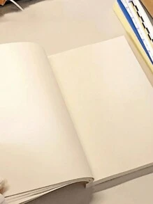 368 页厚笔记本，极具吸引力，适合日常使用，适合情人节、情人节婚礼、生日 - 黑色 - 查看 2