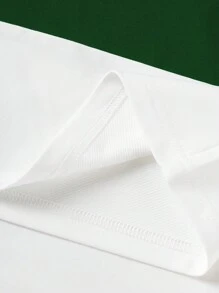 Manfinity Homme Polo a maniche corte casual e ampia, con stampa a righe, per uomo, idea regalo per ragazzo, adatta a tutte le stagioni