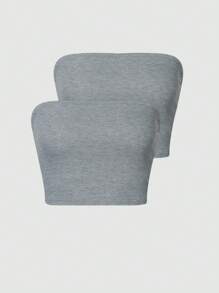 Lunelith SHEIN Lunessa Top camiseta minimalista para mujer, uso casual de todos los días