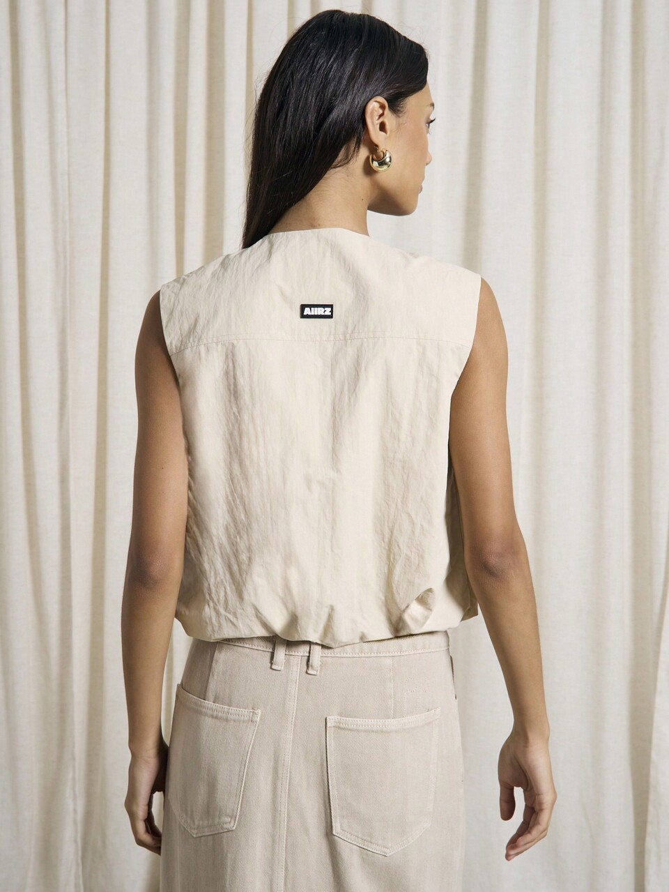 AiiRZ Utility Style Lightweight Sleeveless Vest Jacket