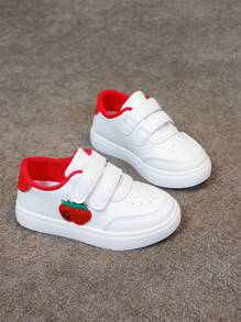 1双可爱卡通风格休闲户外平底运动鞋，适合小女孩，四季皆宜 - 彩色 - 查看 2