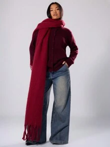 MUSERA Loose Fit Button Up Cardigan Spring Y2K 90's Casual Cute Oversized Airport Fall Back To School Autumn Winter Everyday  Work Office  Chic Sweater Spring - Chocolate Brown - View 3