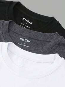 Airaco 3 Piezas Camisetas de manga larga de cuello redondo de color liso para mujer