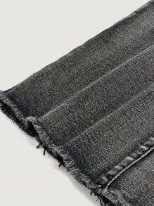 SHEIN Girlism Teen Girls Flared Jeans, Suitable For Everyday Wear In Summer